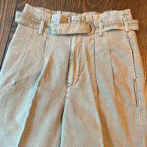 Abercrombie & Fitch High-Waisted "Paperboy" Linen Pants – Size Small